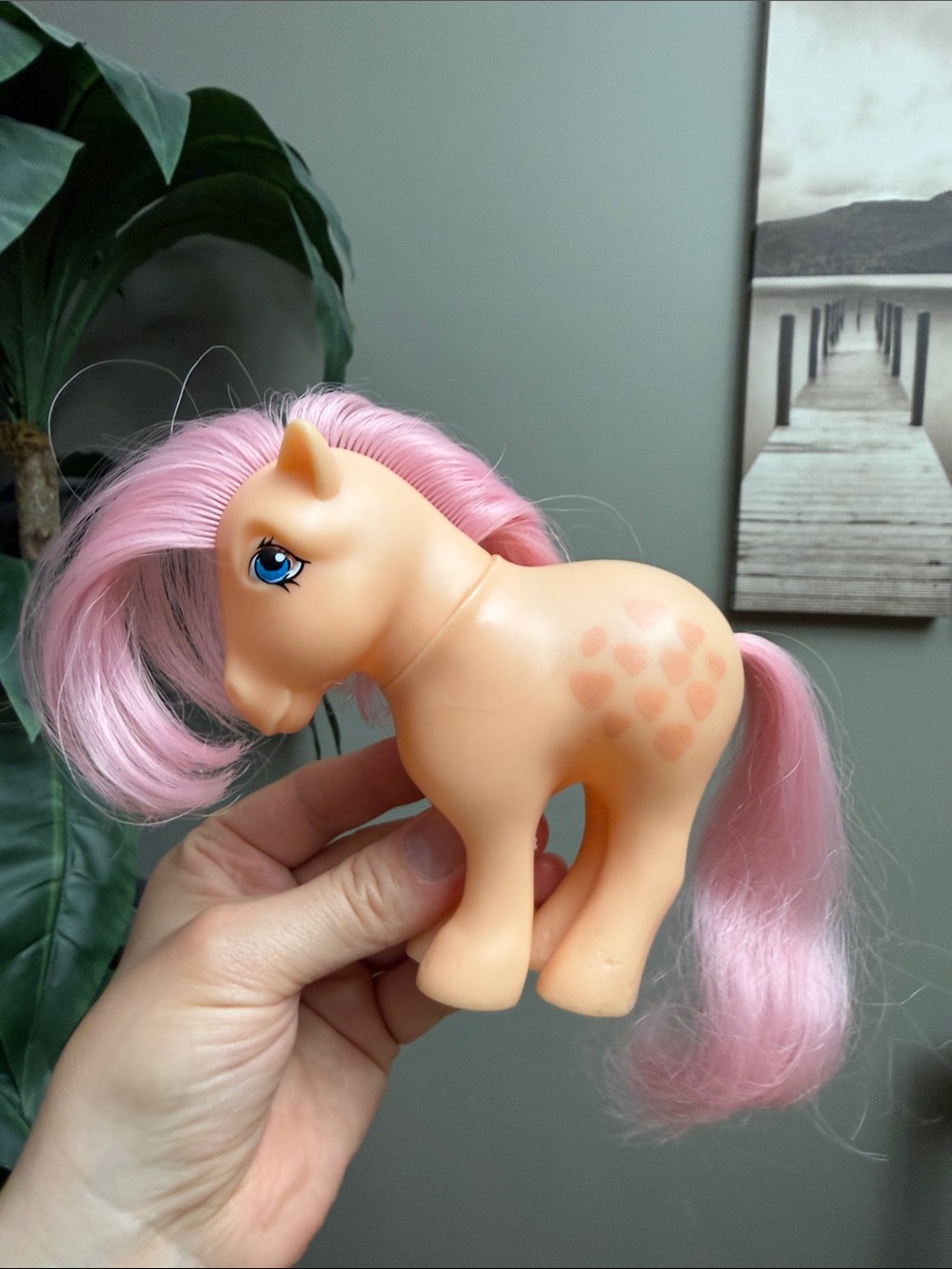 Vintage 1982 Hasbro My Little Pony Peachy G1 My Little Pony MLP Made in Italy